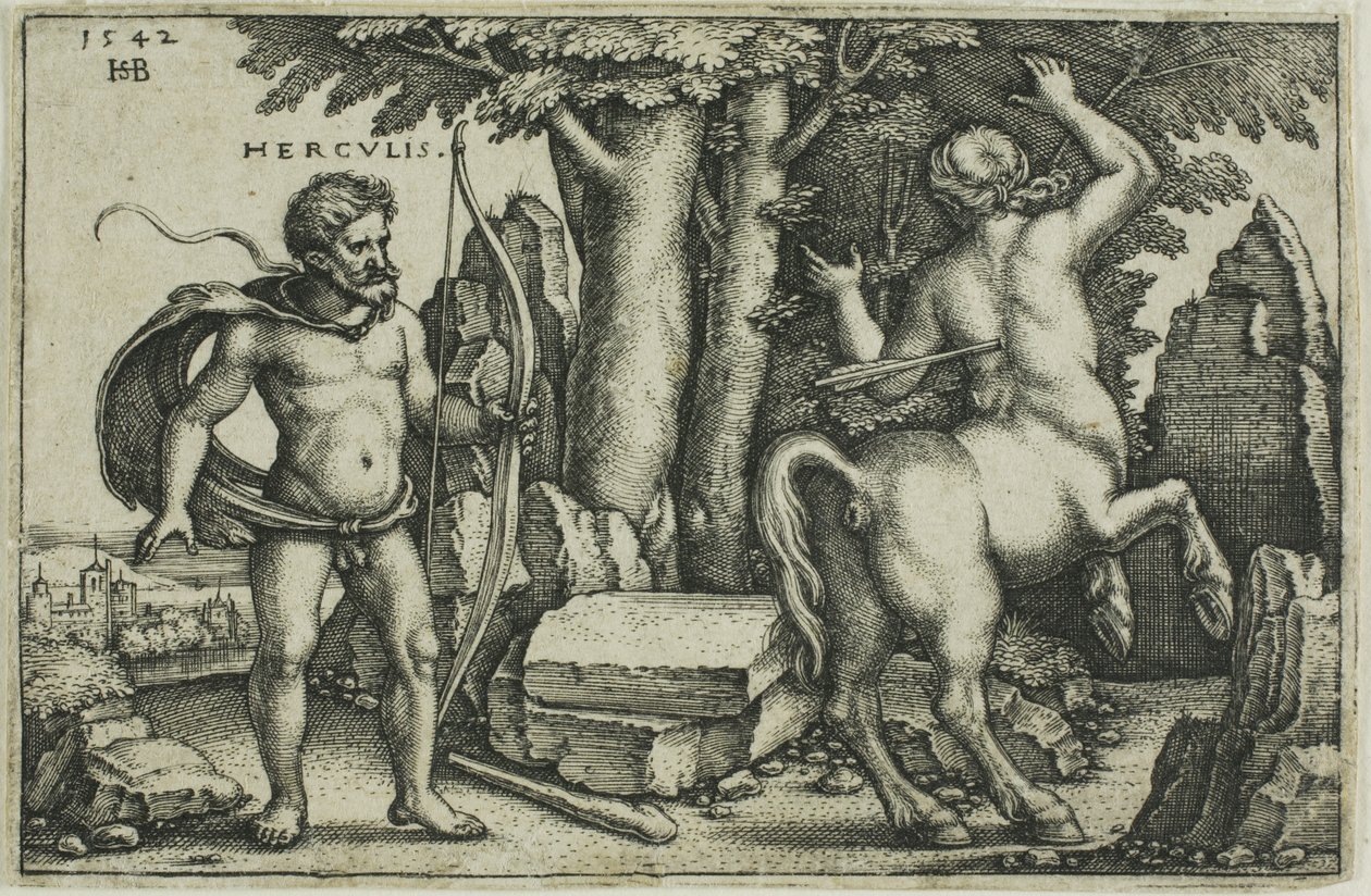 Ercole e Nesso da Hans Sebald Beham