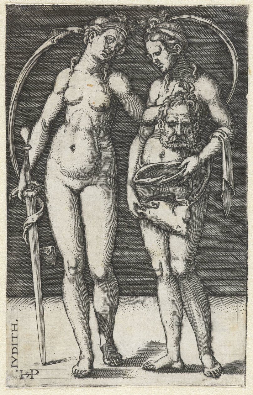 Giuditta con la testa di Oloferne e ancella da Hans Sebald Beham