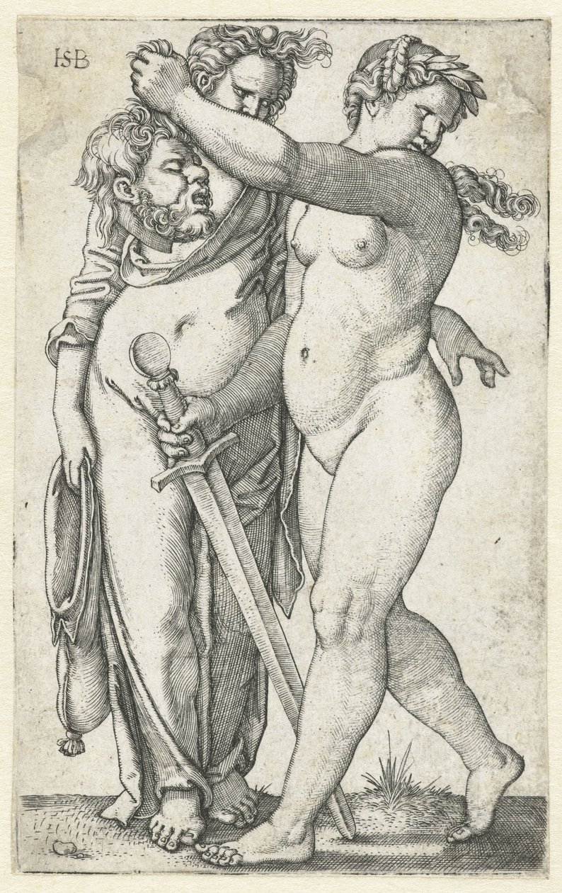 Giuditta con la testa di Oloferne e ancella da Hans Sebald Beham