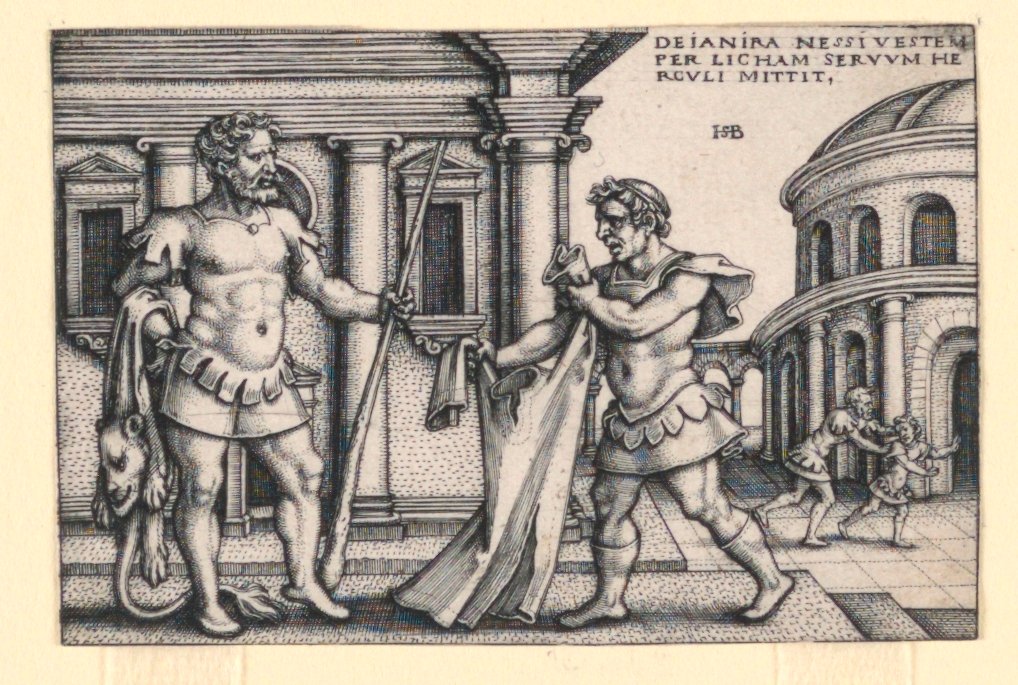 Lichas Porta la Tunica di Nesso a Ercole da Hans Sebald Beham