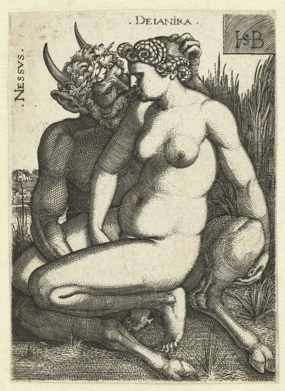 Nesso e Deianira da Hans Sebald Beham