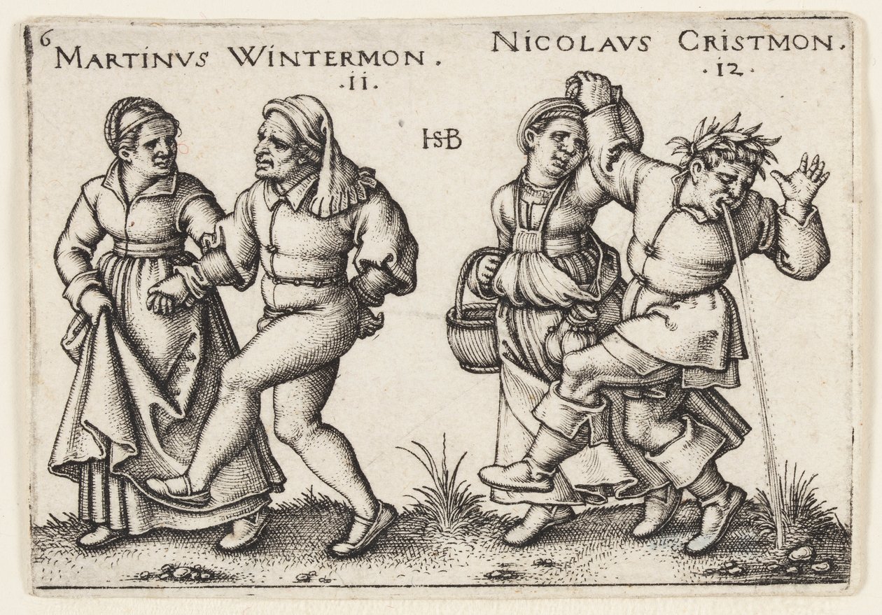 Novembre e dicembre da Hans Sebald Beham