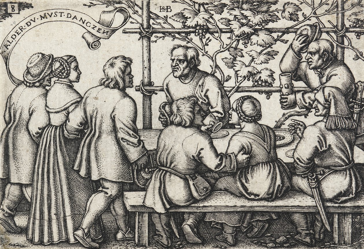 La festa dei contadini da Hans Sebald Beham