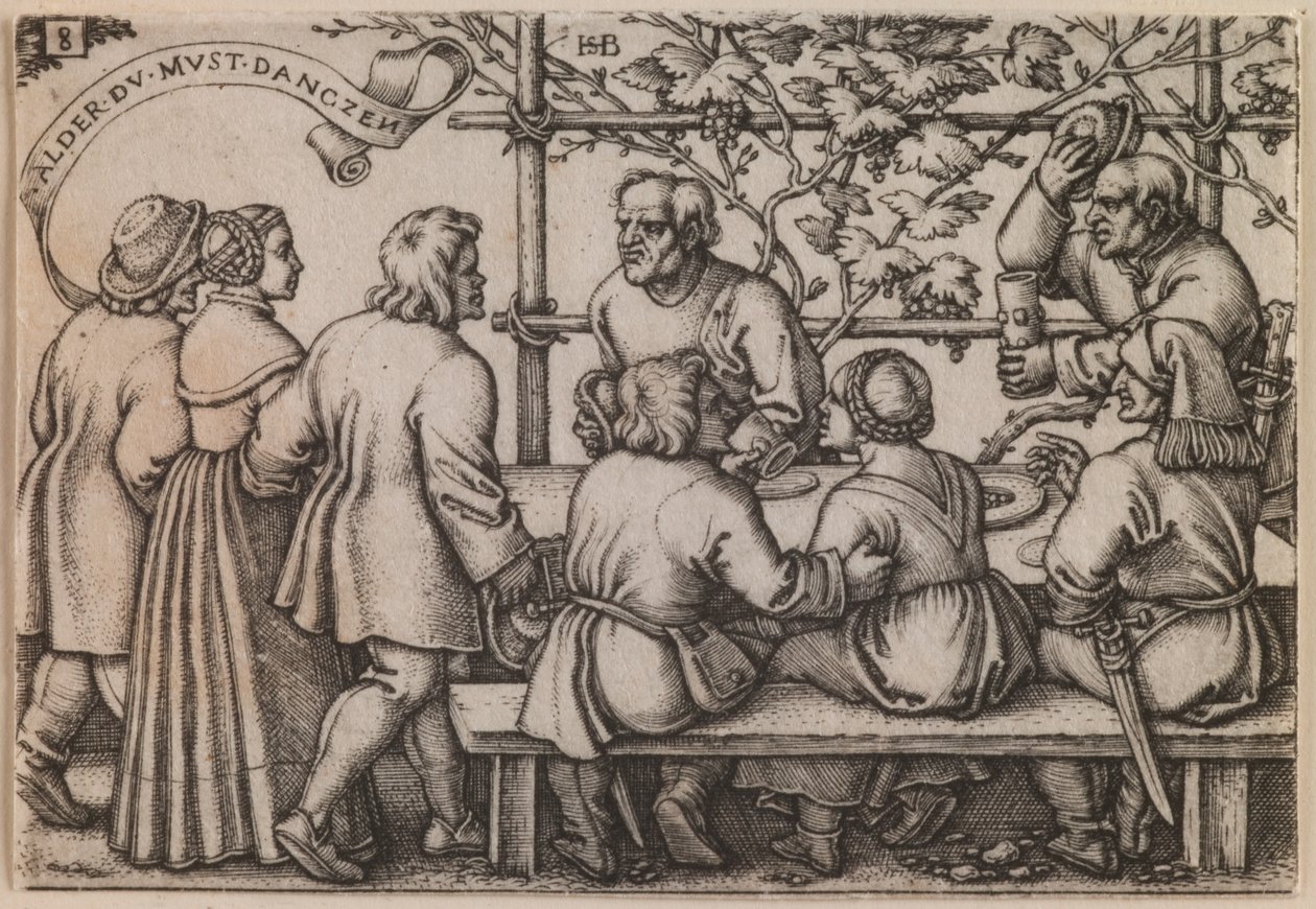 "Festa dei contadini" dalla serie "La festa dei contadini o i dodici mesi". da Hans Sebald Beham