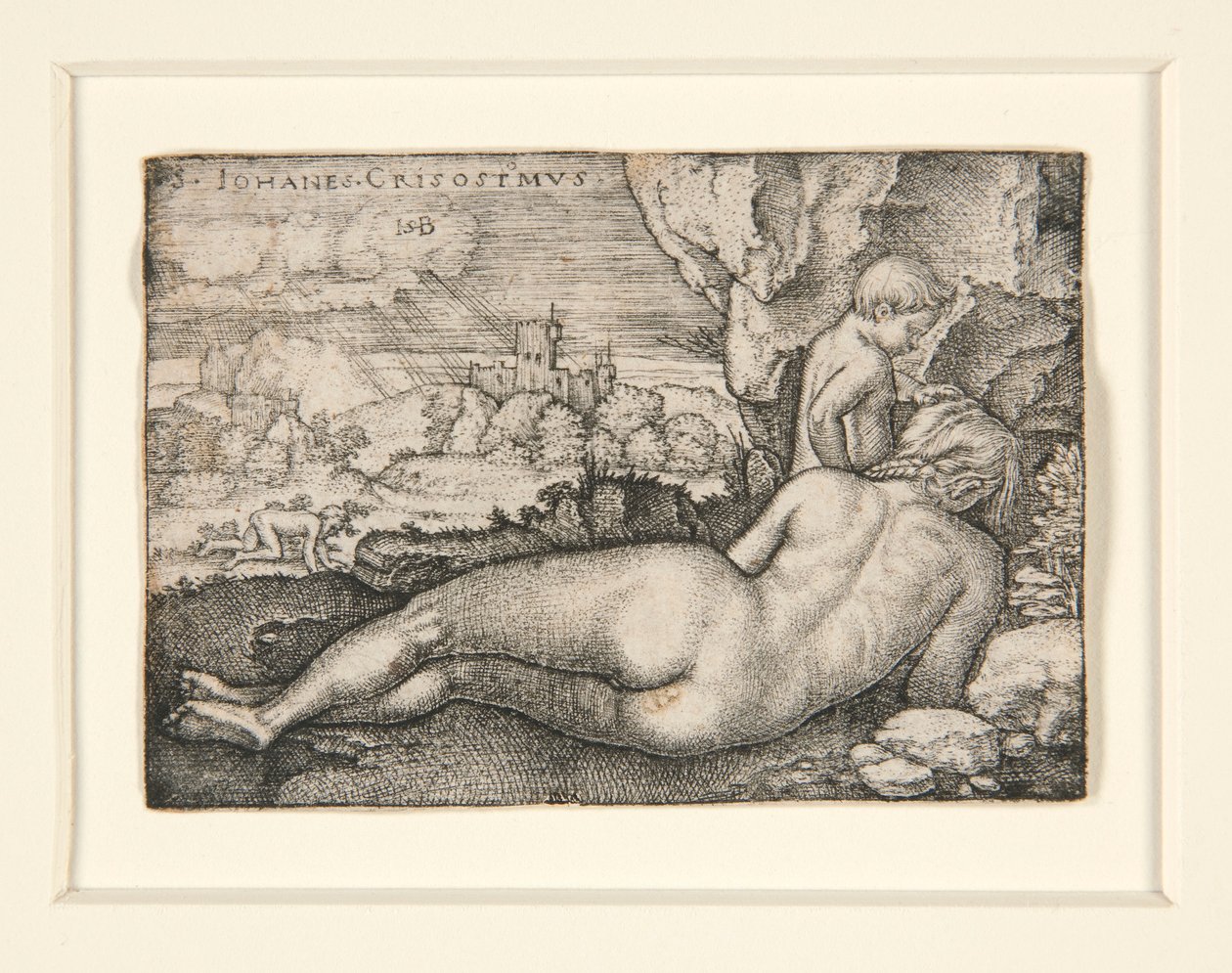 Penitenza di San Giovanni Crisostomo da Hans Sebald Beham