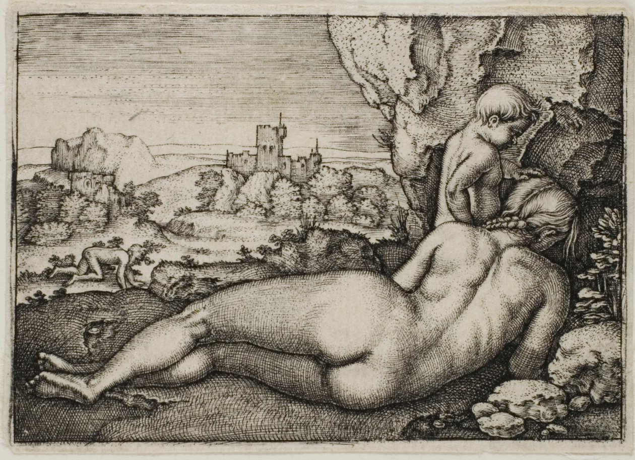 Penitenza di San Giovanni Crisostomo da Hans Sebald Beham