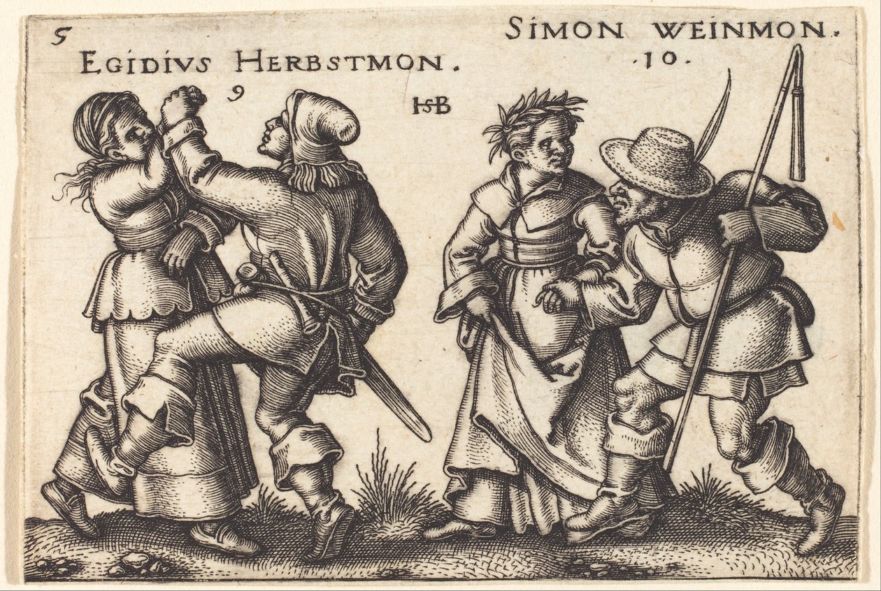 Settembre e Ottobre da Hans Sebald Beham