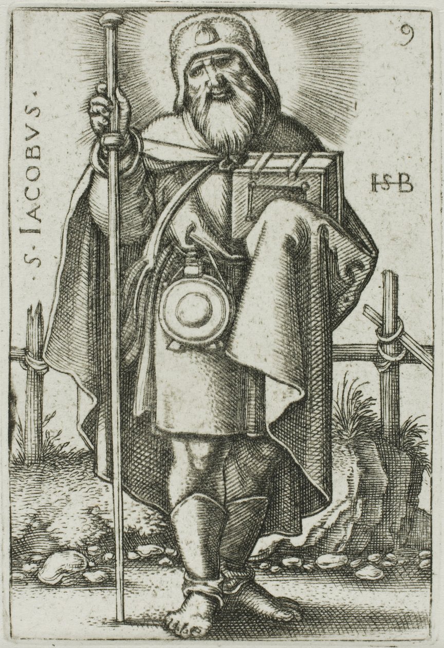 San Giacomo Maggiore, tavola 9 da I Dodici Apostoli da Hans Sebald Beham