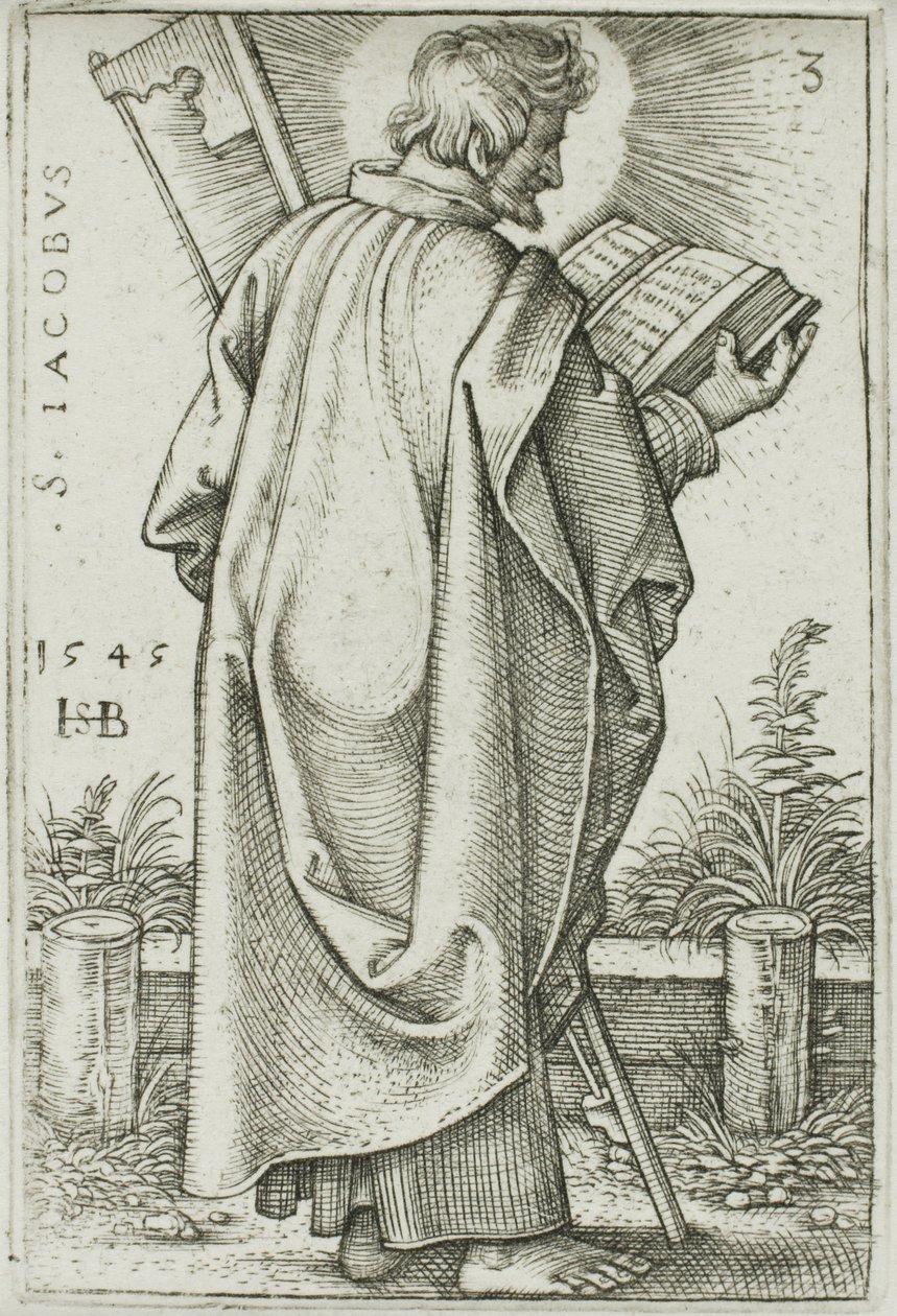San Giacomo Minore, tavola 3 da I Dodici Apostoli da Hans Sebald Beham