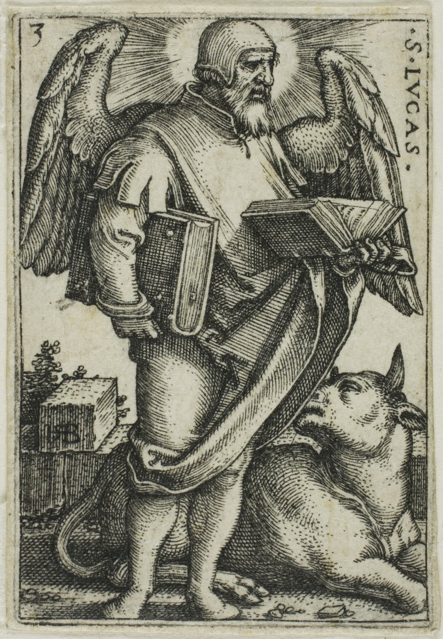 San Luca, da I quattro evangelisti da Hans Sebald Beham