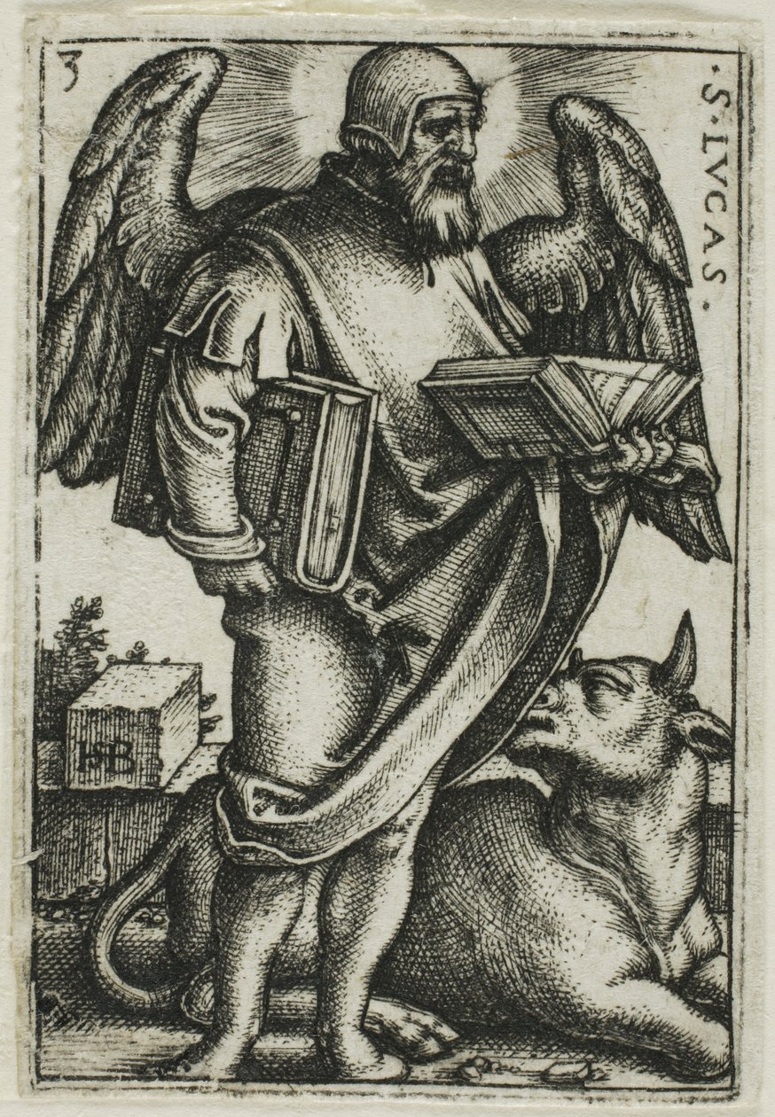 San Luca, da I quattro evangelisti da Hans Sebald Beham