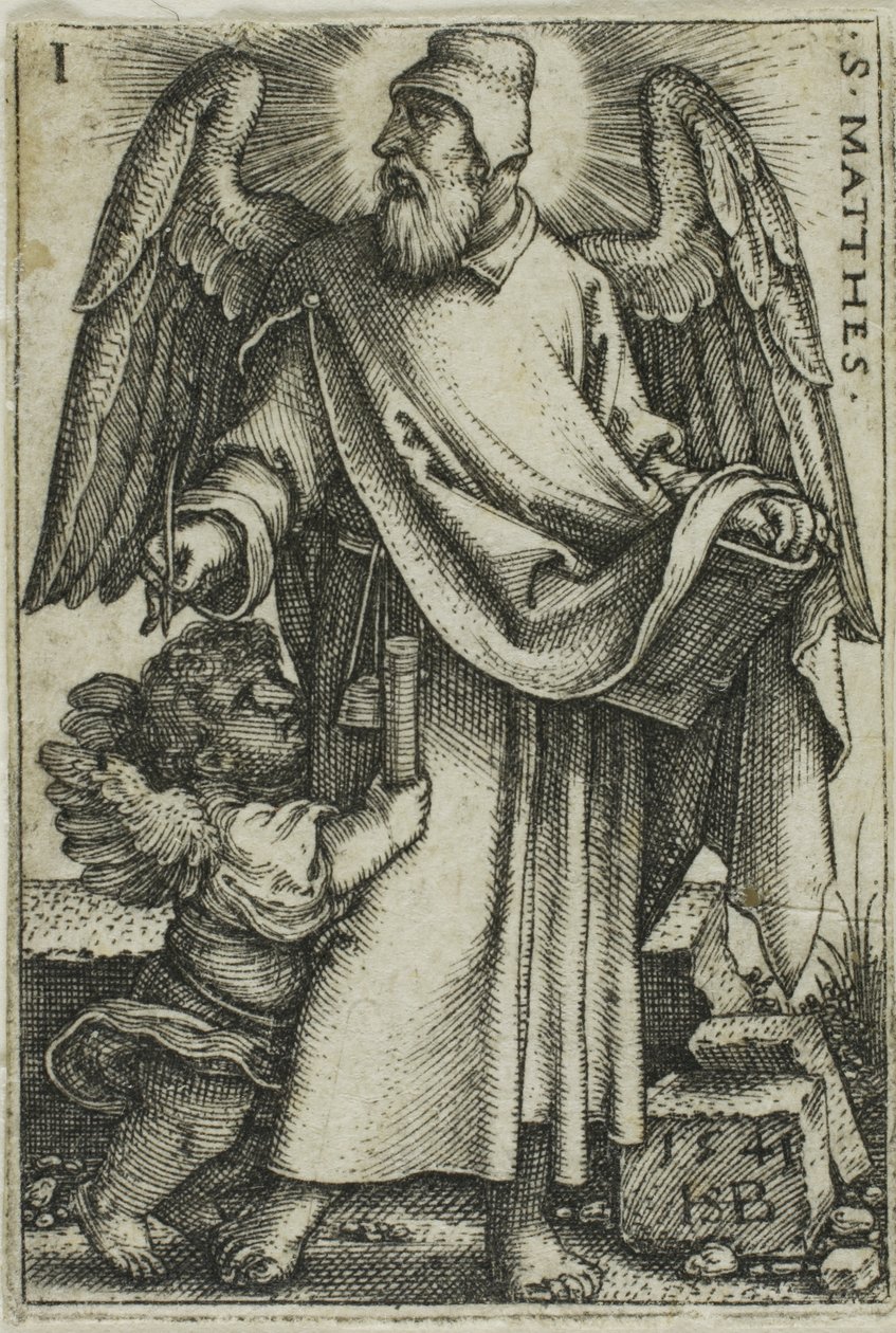 San Matteo, dai Quattro Evangelisti da Hans Sebald Beham