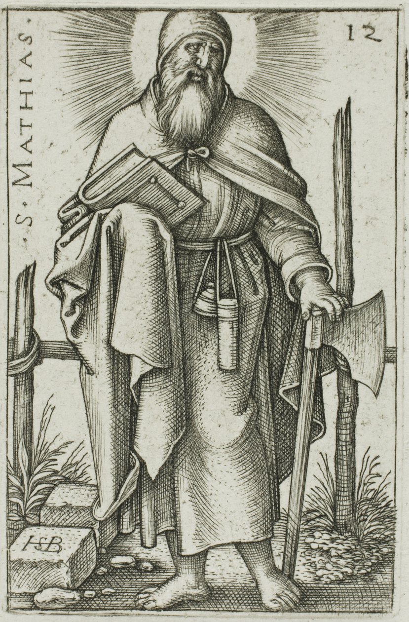 San Mattia, tavola 12 da I dodici apostoli da Hans Sebald Beham