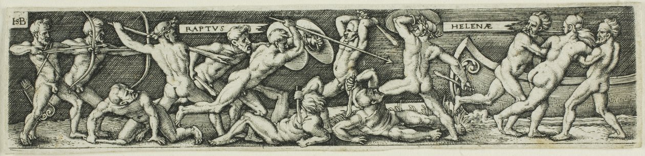 Il rapimento di Elena da Hans Sebald Beham