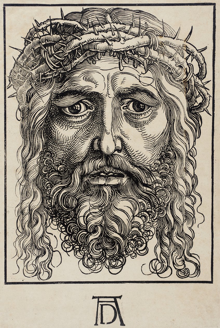 La testa di Cristo coronata di spine da Hans Sebald Beham