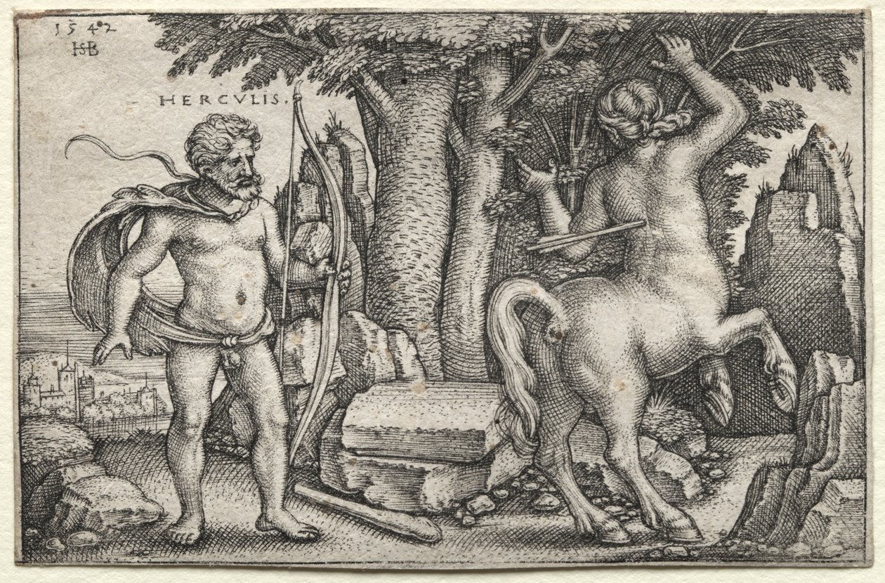 Ercole e Nesso da Hans Sebald Beham