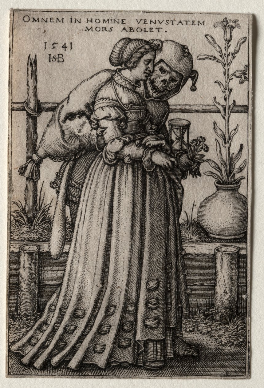 La Signora della Morte che si maschera da sciocca, 1541 da Hans Sebald Beham