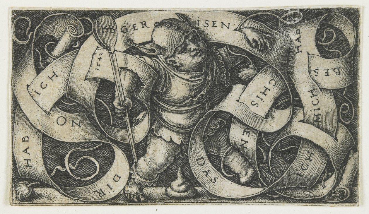 Il piccolo buffone da Hans Sebald Beham