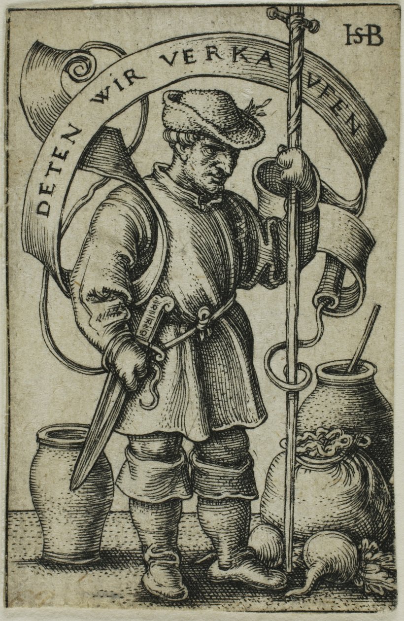 Il contadino del mercato da Hans Sebald Beham