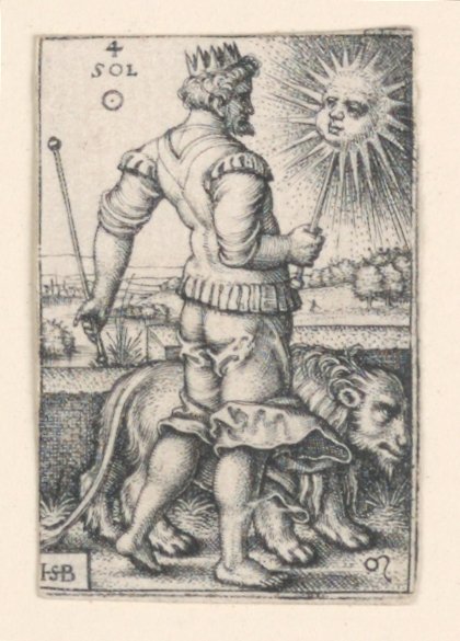Il Sole, da I sette pianeti da Hans Sebald Beham