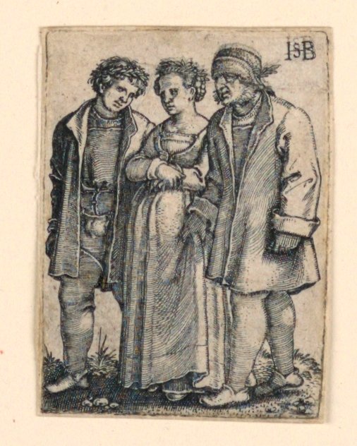 Il Corteo Nuziale: La Sposa e lo Sposo da Hans Sebald Beham
