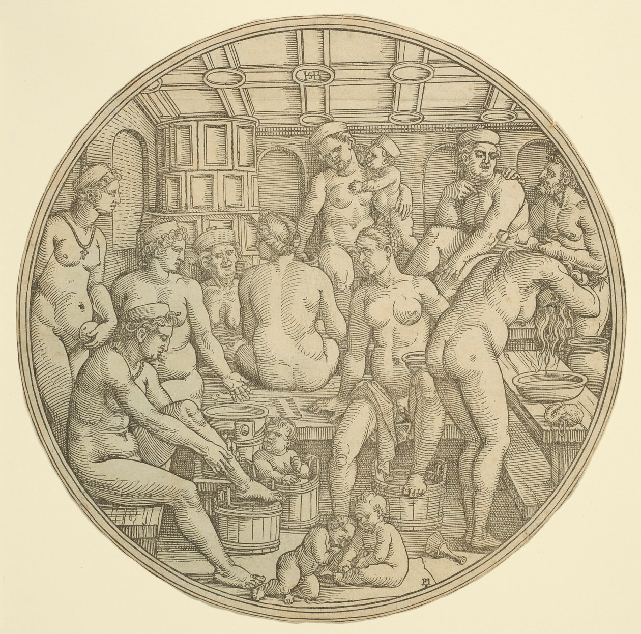 Il bagno delle donne da Hans Sebald Beham