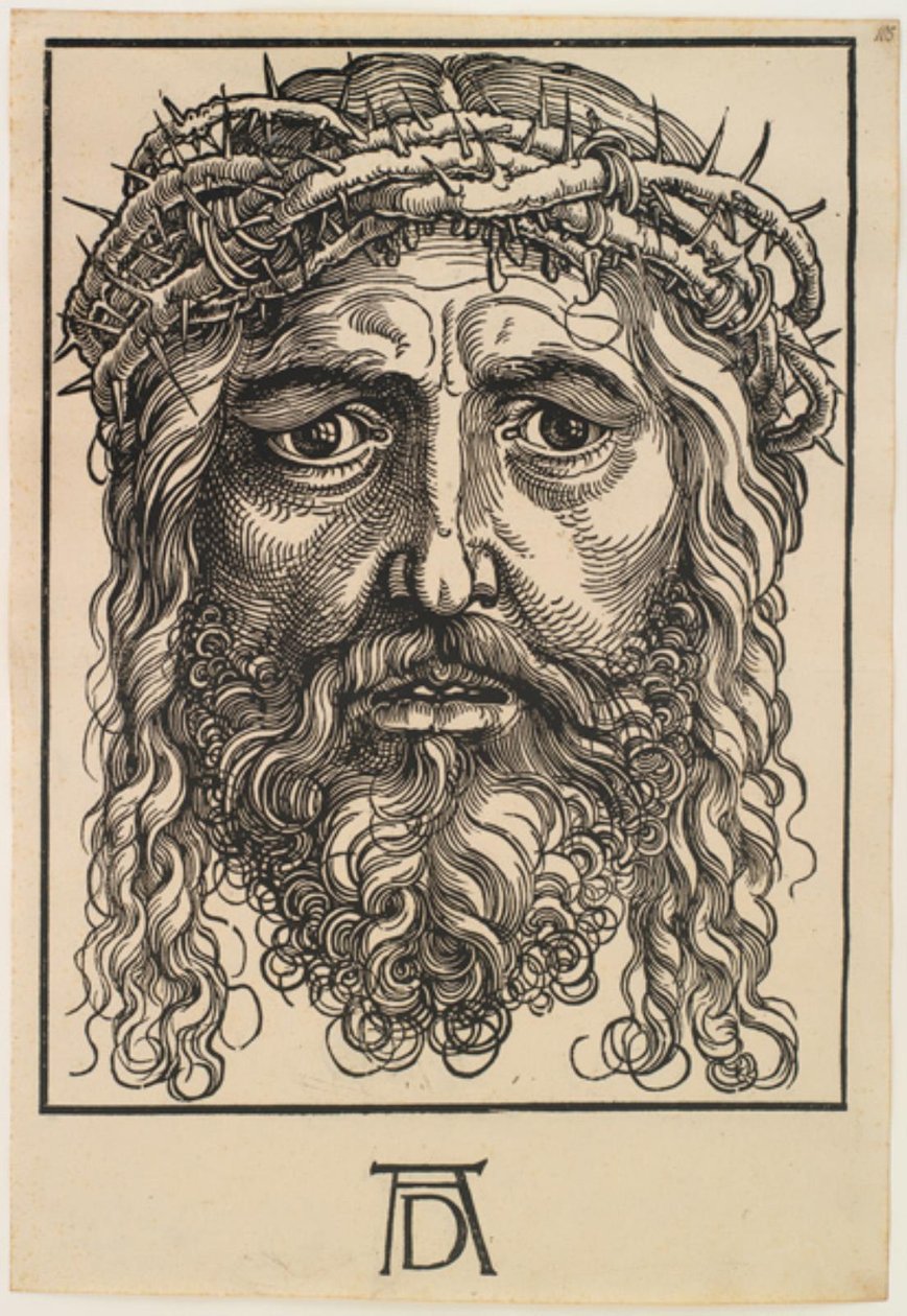 La testa di Cristo coronata di spine da Hans Sebald Beham