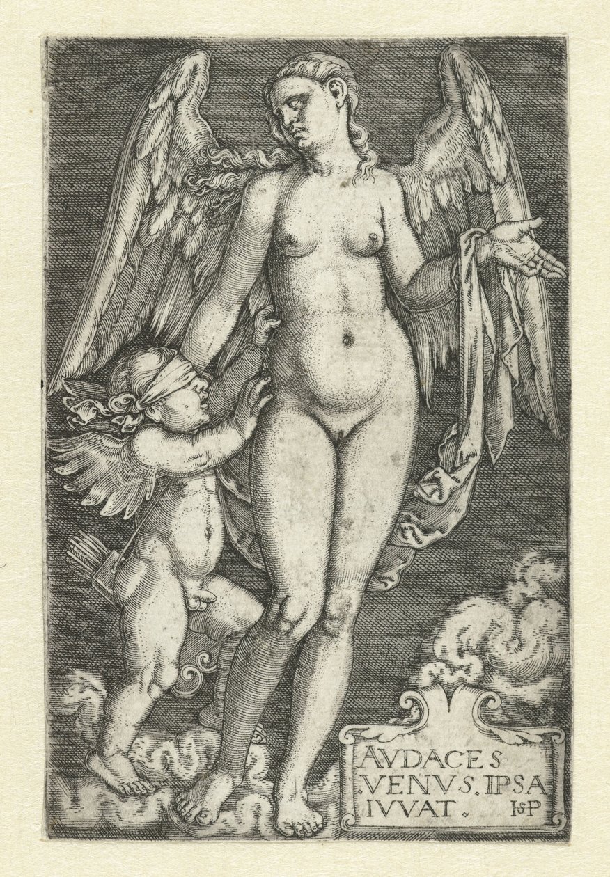 Venere e Cupido da Hans Sebald Beham