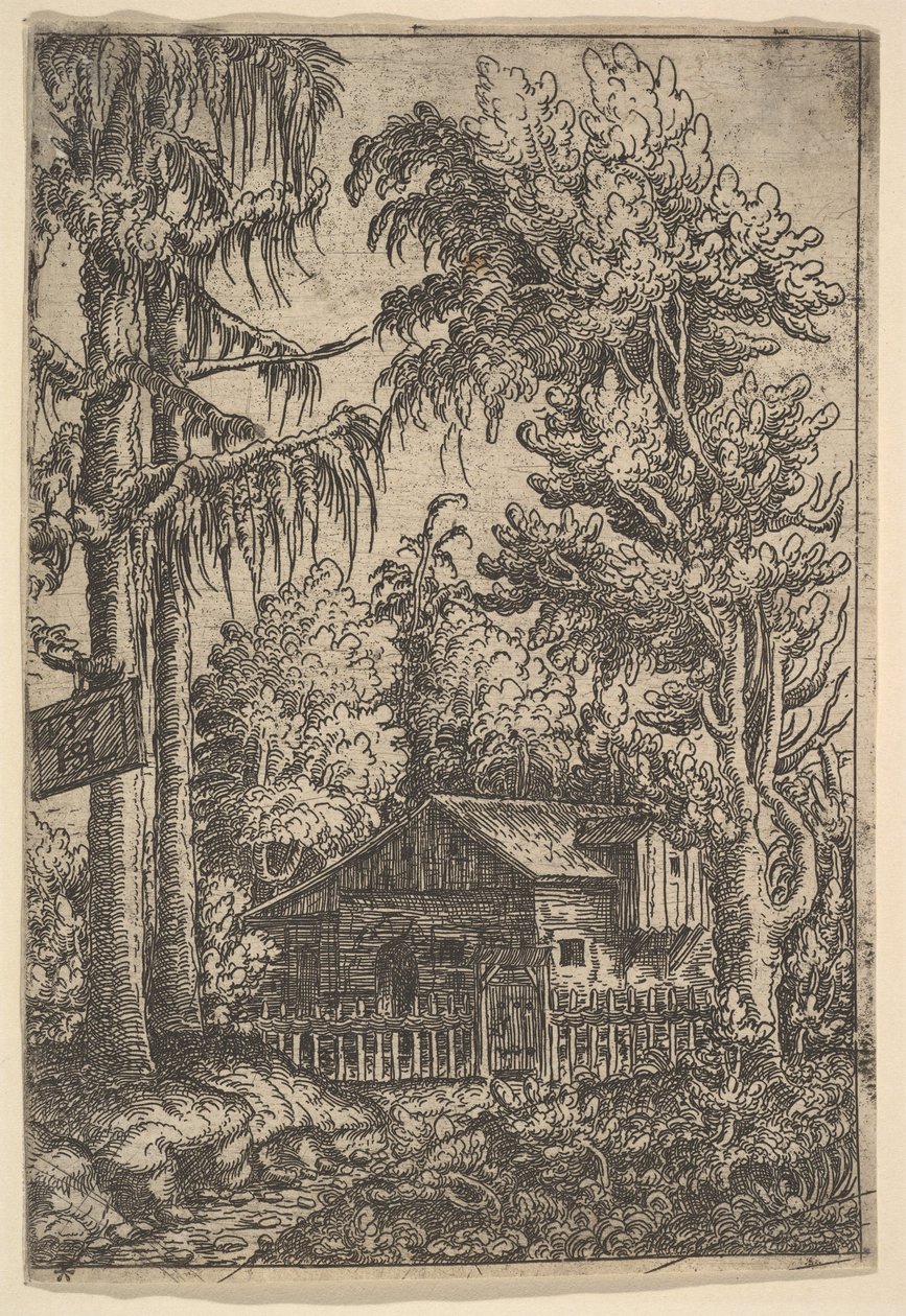 Capanna tra gli Alberi, 1551 da Hans Sebald Lautensack