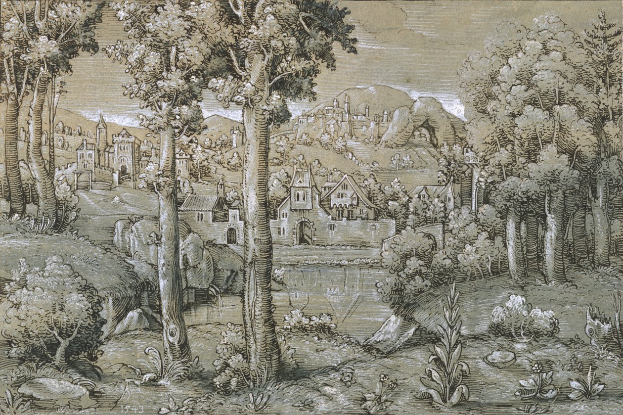 Paesaggio immaginario da Hans Sebald Lautensack
