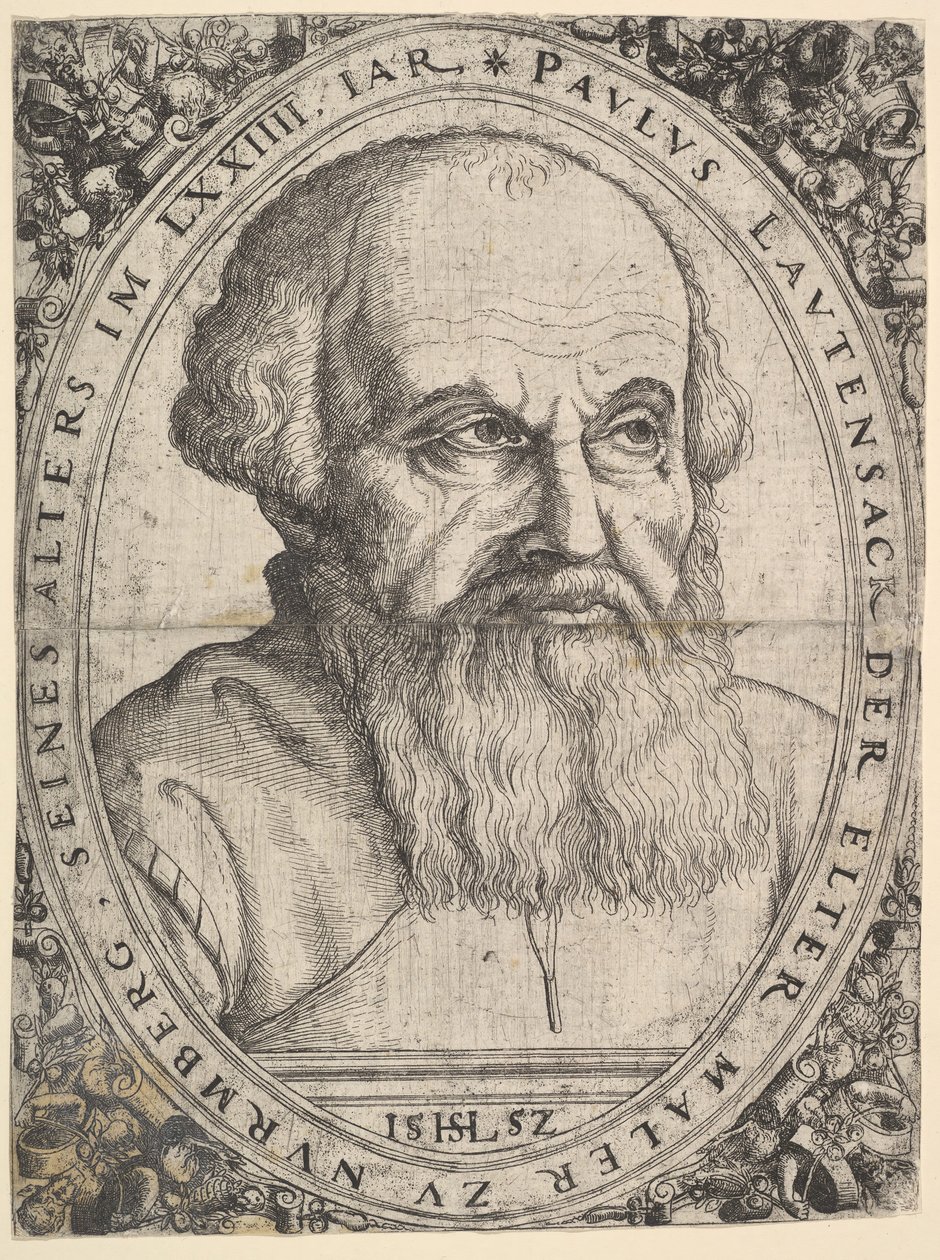 Ritratto di Paulus Lautensack il Vecchio da Hans Sebald Lautensack
