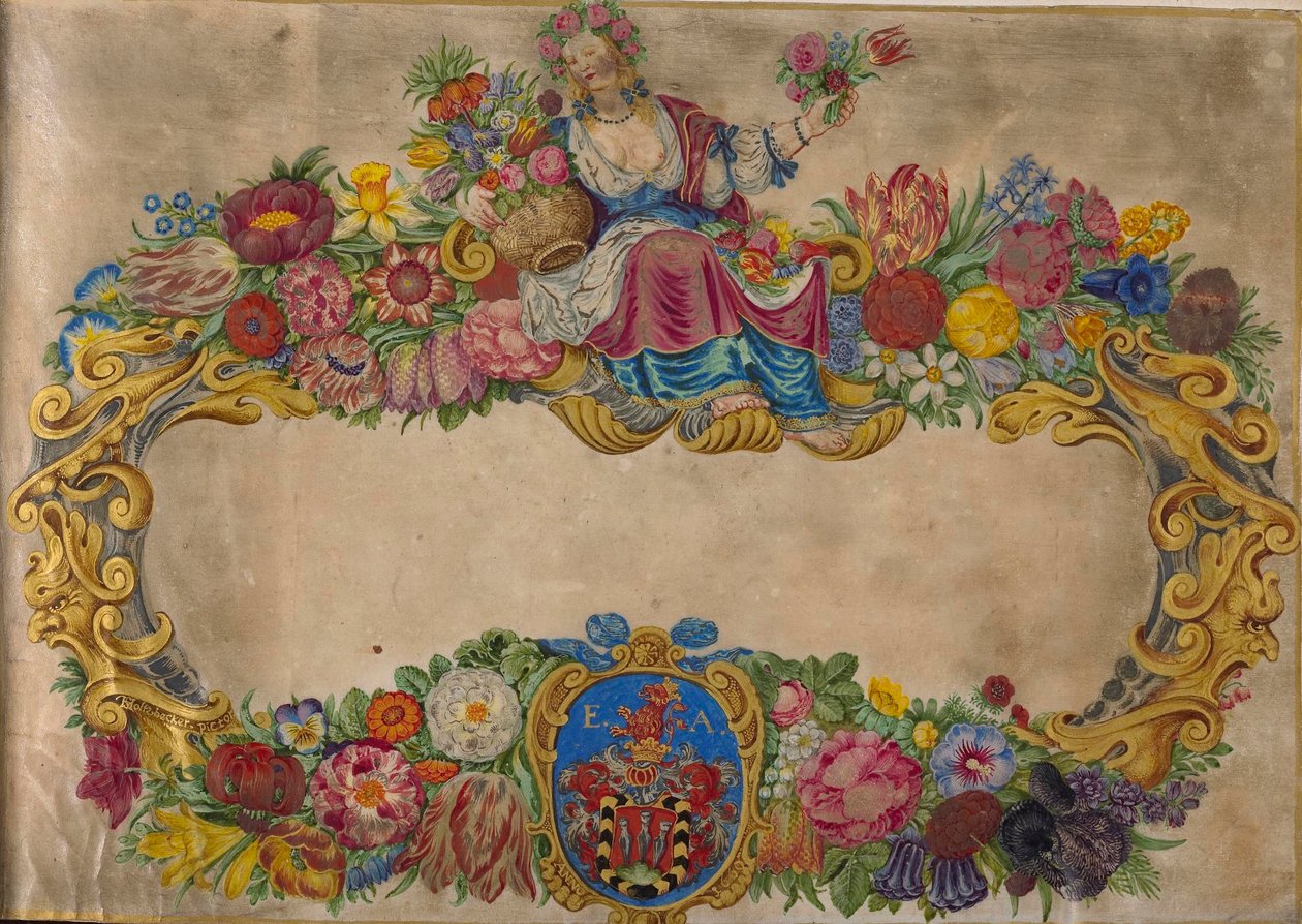 disegno, album, stampa da Hans Simon Holtzbecker