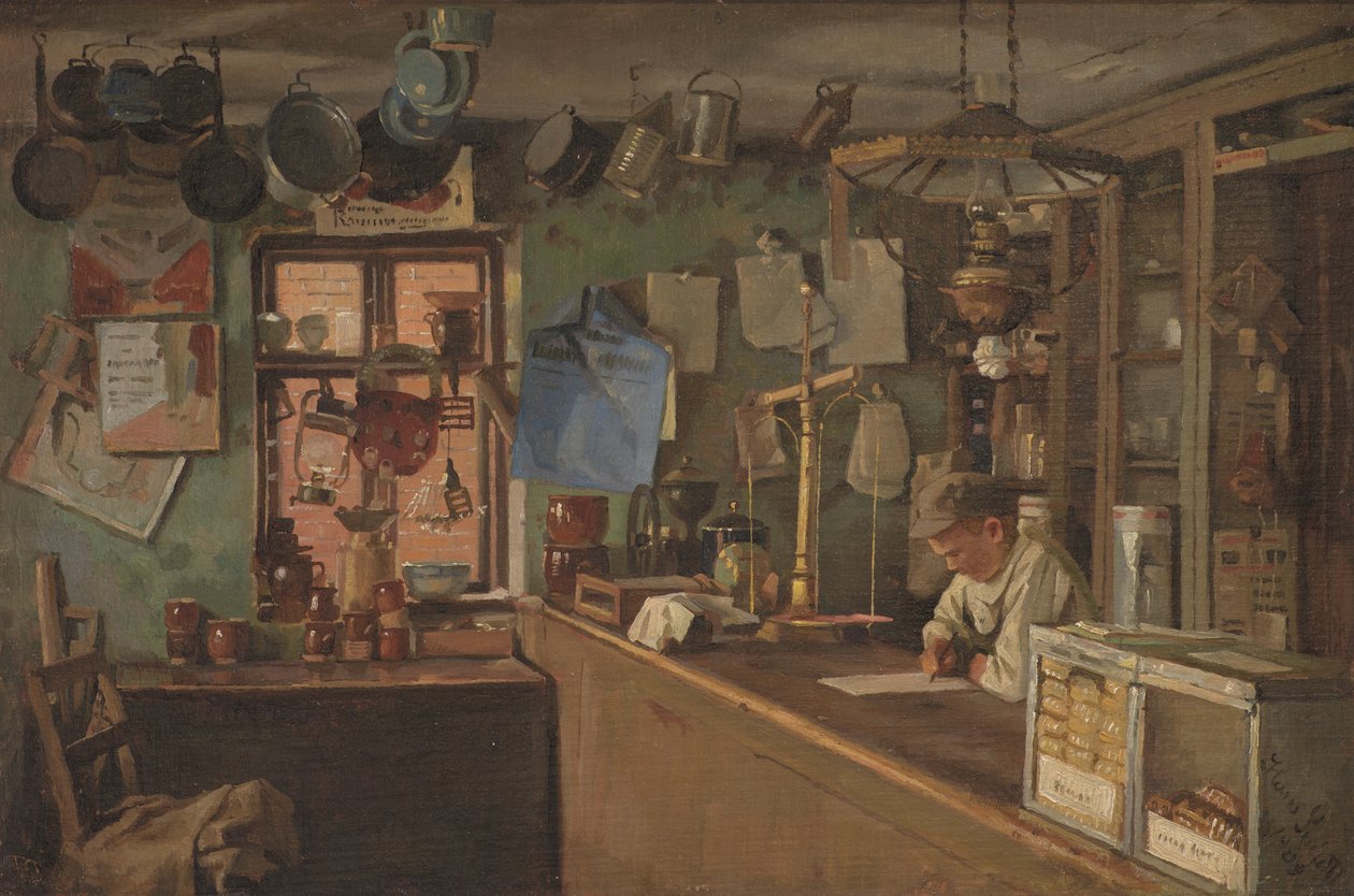Un droghiere di campagna da Hans Smidth