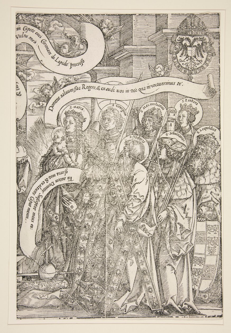 La Vergine con i santi patroni di Massimiliano da Hans Springinklee