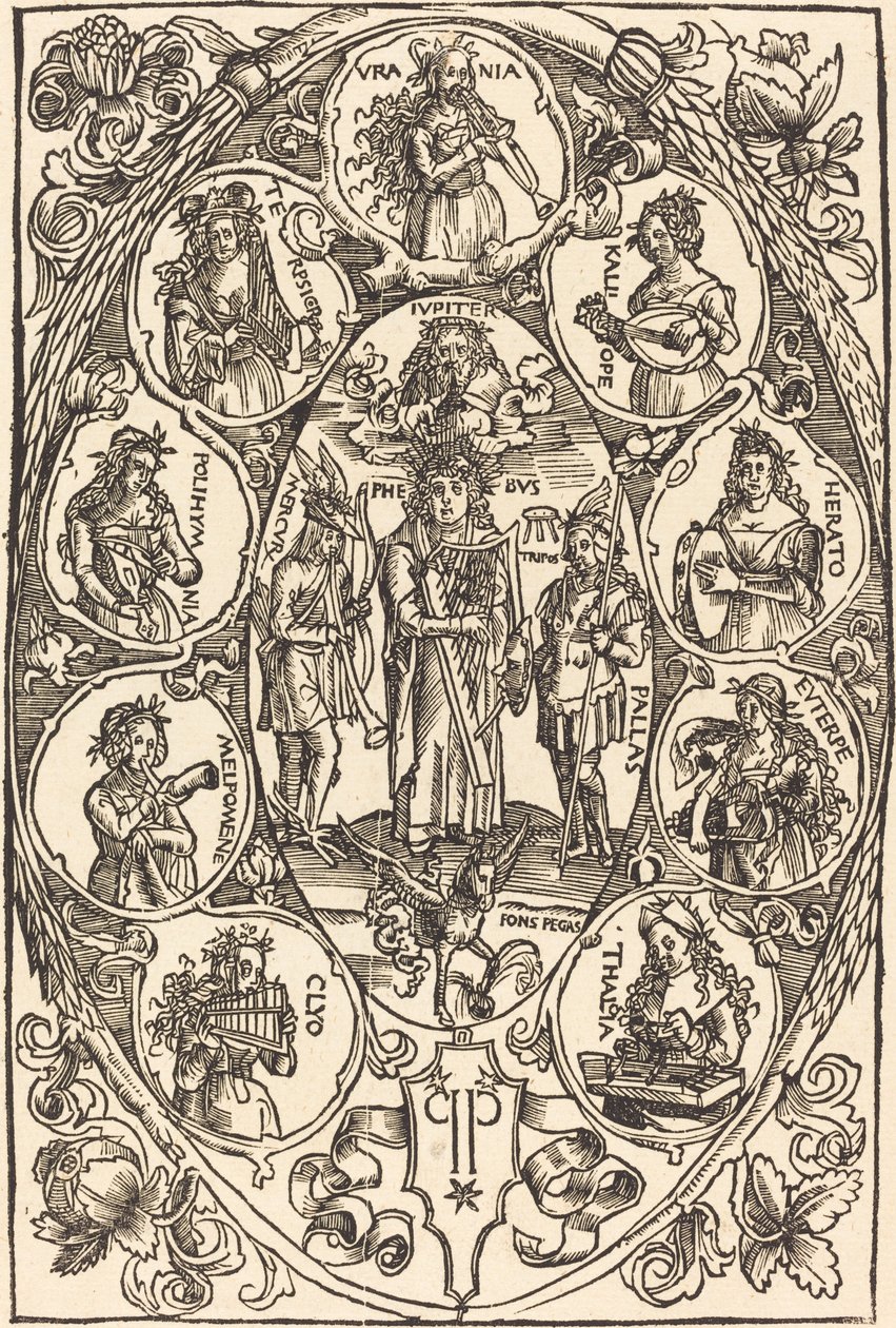 Apollo e le Muse da Hans Süss von Kulmbach