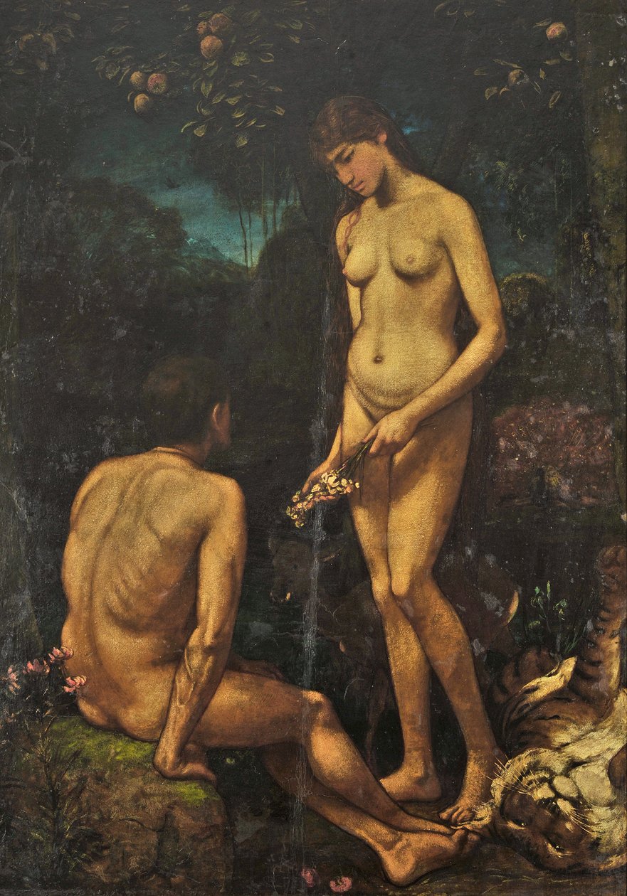 Adamo ed Eva da Hans Thoma