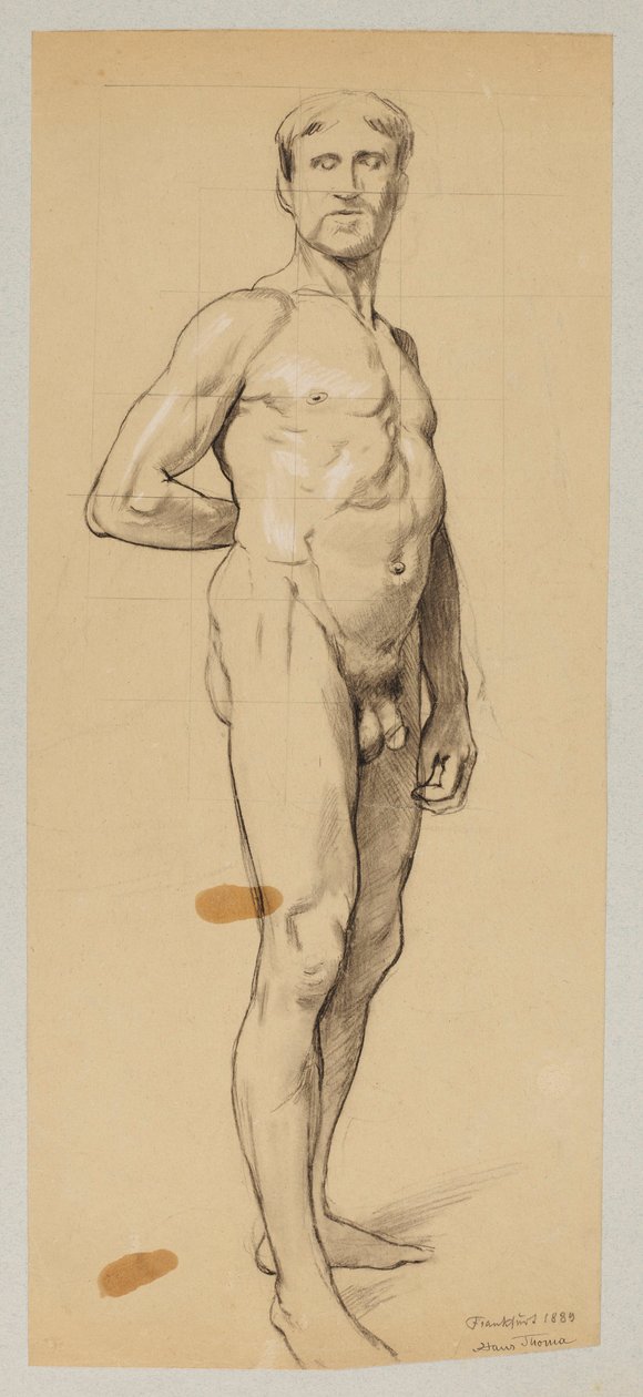 Atto maschile da Hans Thoma