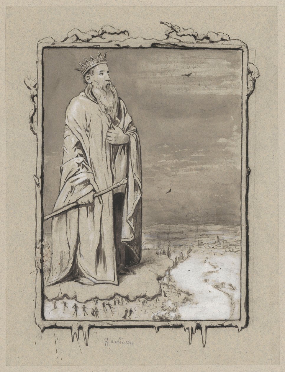 Allegoria di gennaio da Hans Thoma