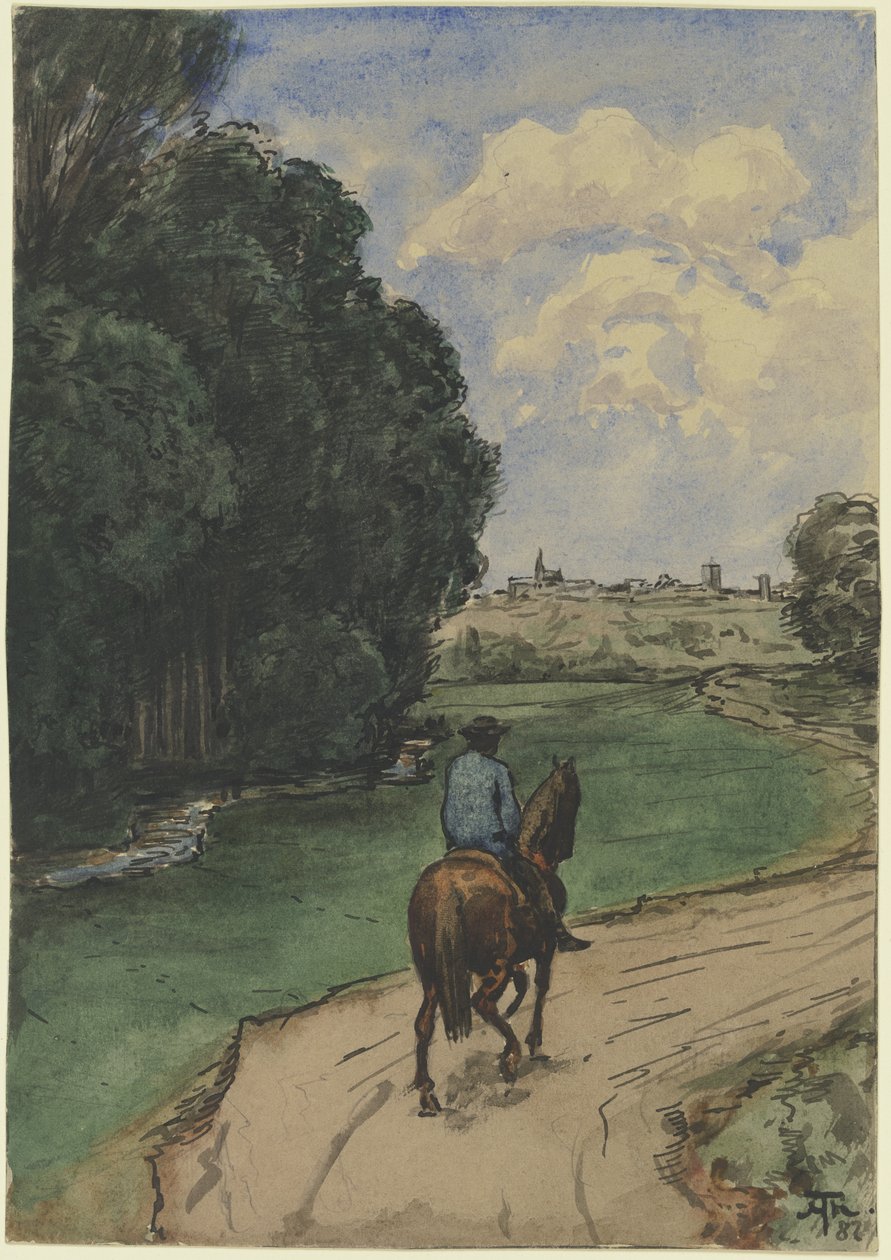 Ai margini della foresta da Hans Thoma