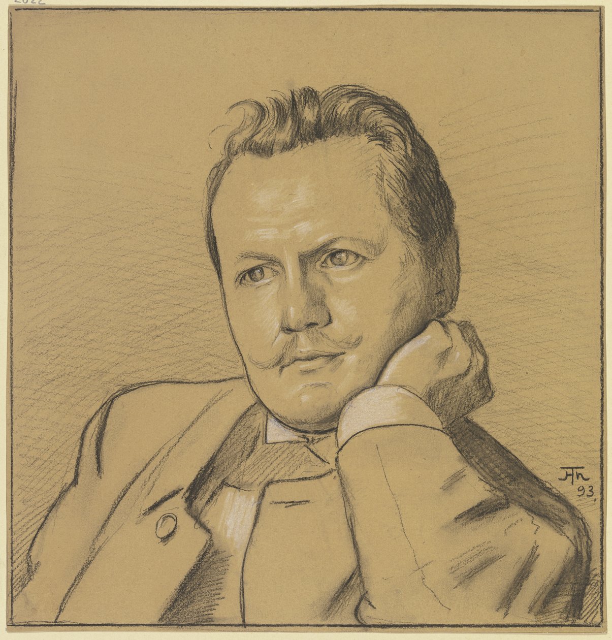 Ritratto di Otto Julius Bierbaum da Hans Thoma