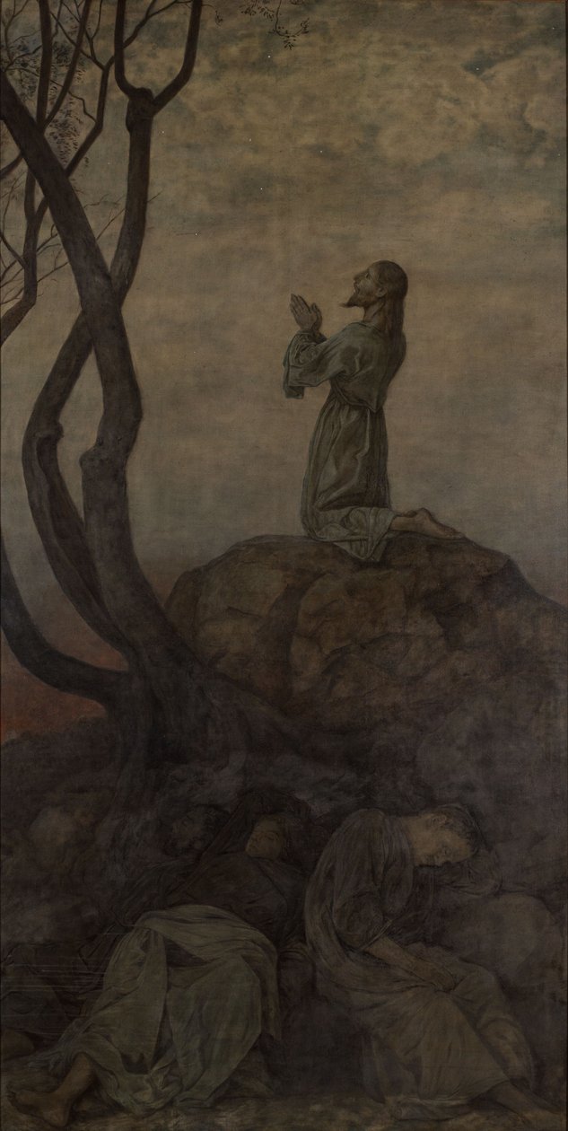 Cristo sul Monte degli Ulivi da Hans Thoma