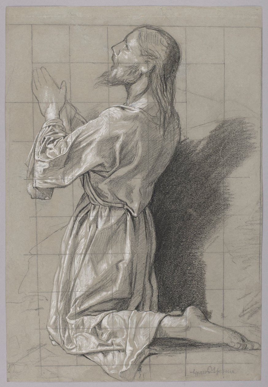Cristo sul Monte degli Ulivi da Hans Thoma