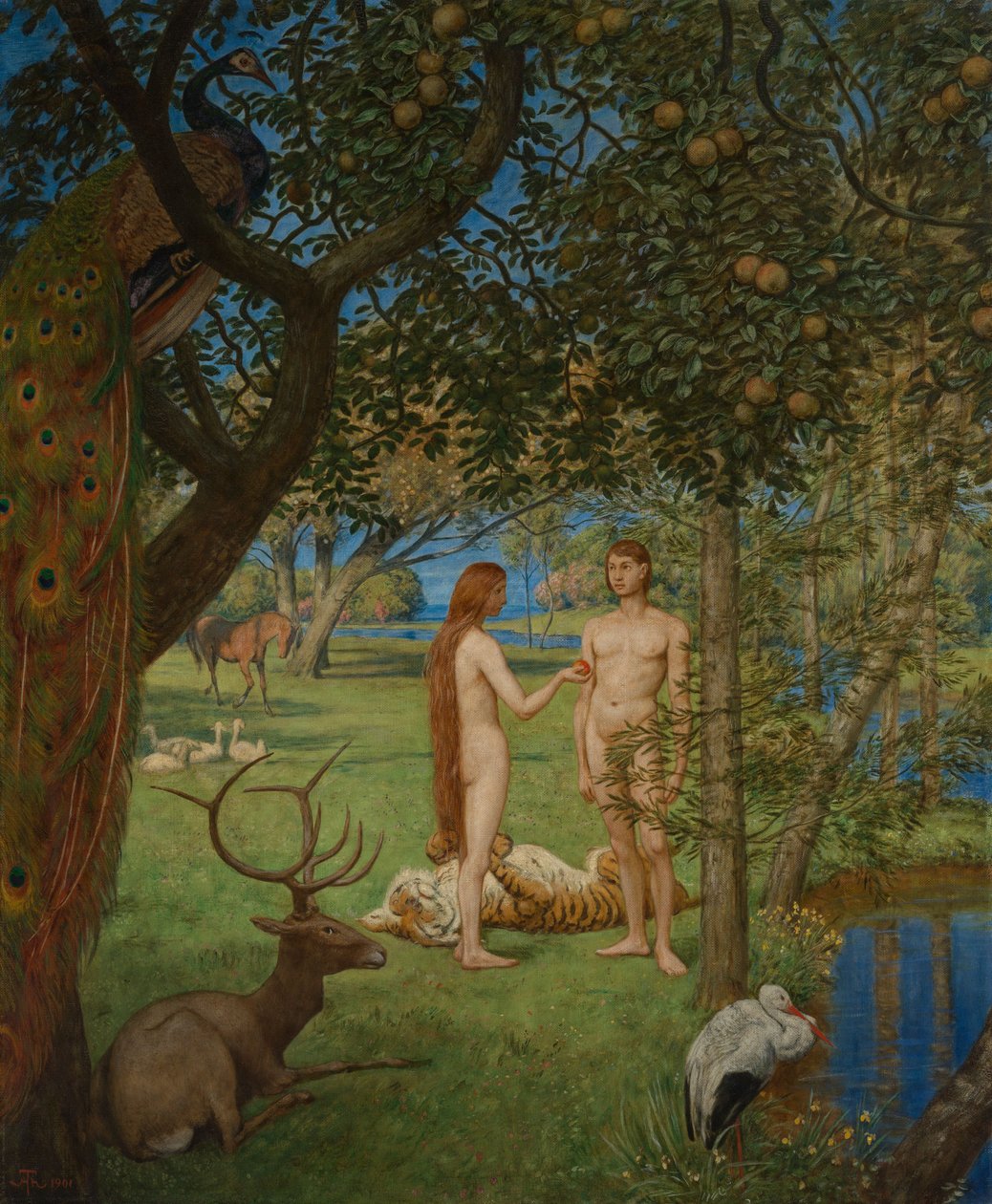 Il paradiso da Hans Thoma