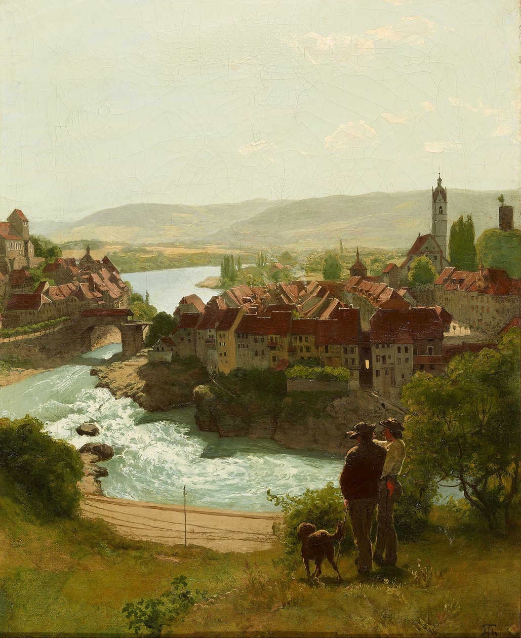 Il Reno nei pressi di Laufenburg da Hans Thoma