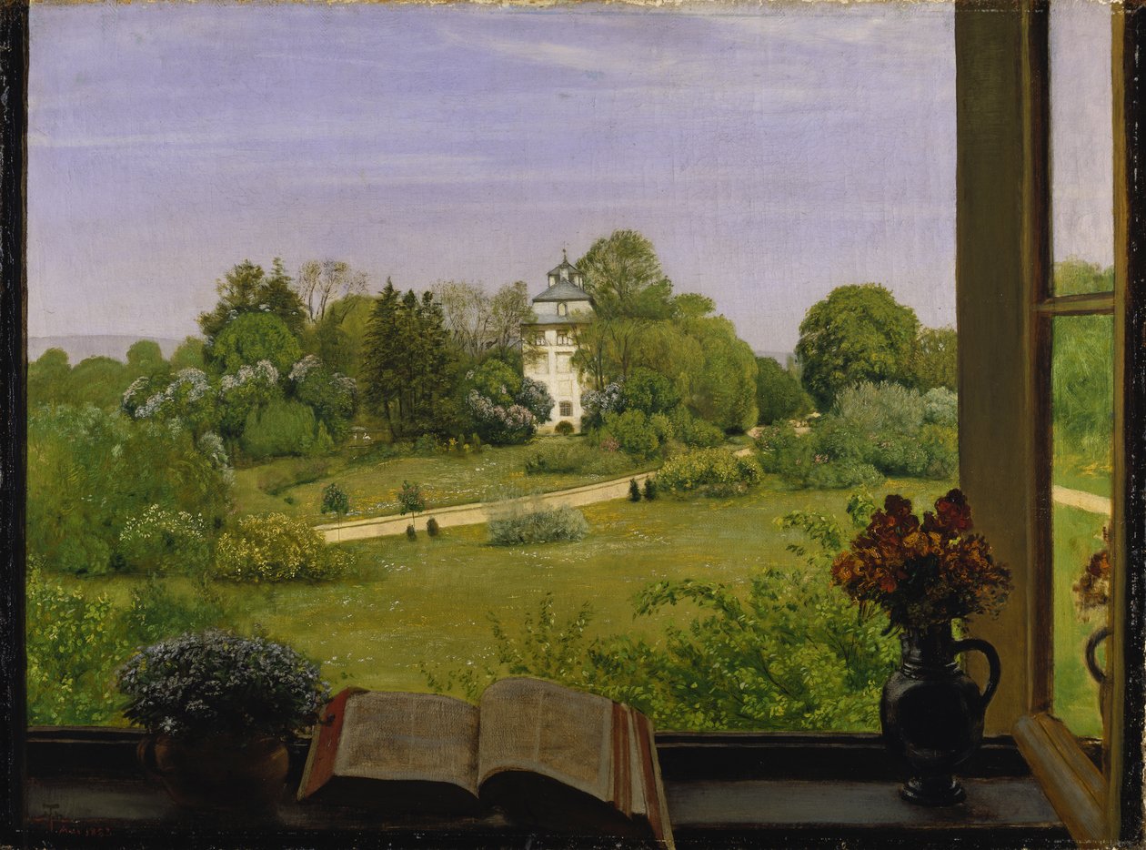 "Die Öd" Vista sul Holzhausenpark da Hans Thoma