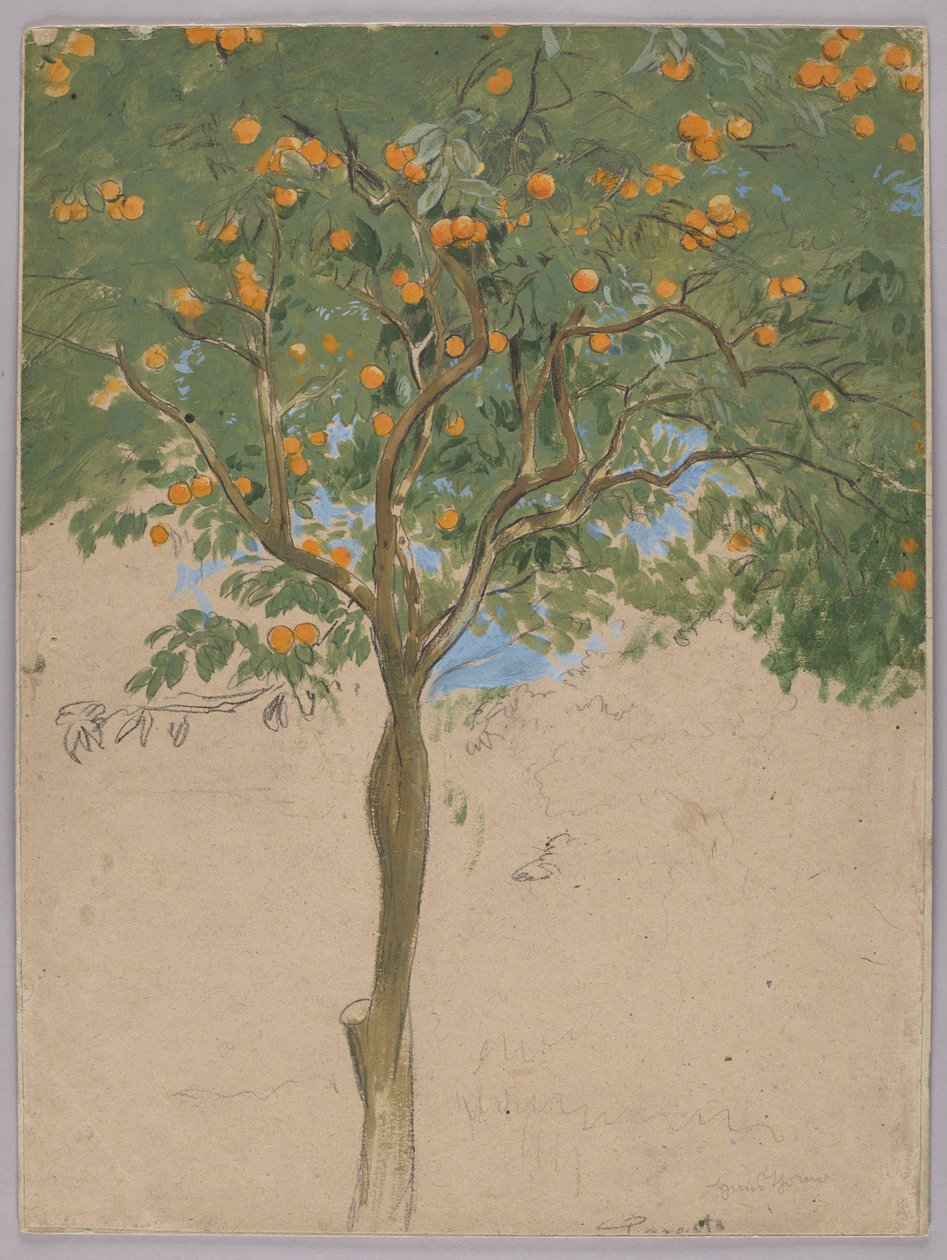 Albero di arance da Hans Thoma