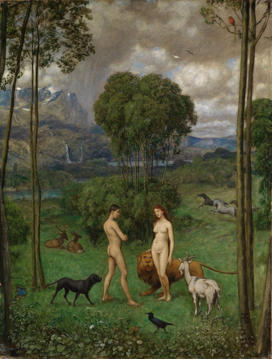In paradiso da Hans Thoma