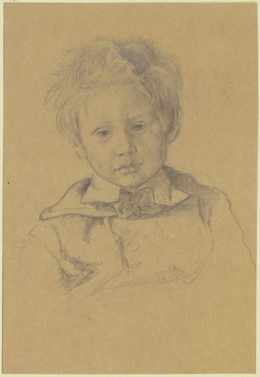 Ritratto infantile del figlio di Victor Müller da Hans Thoma