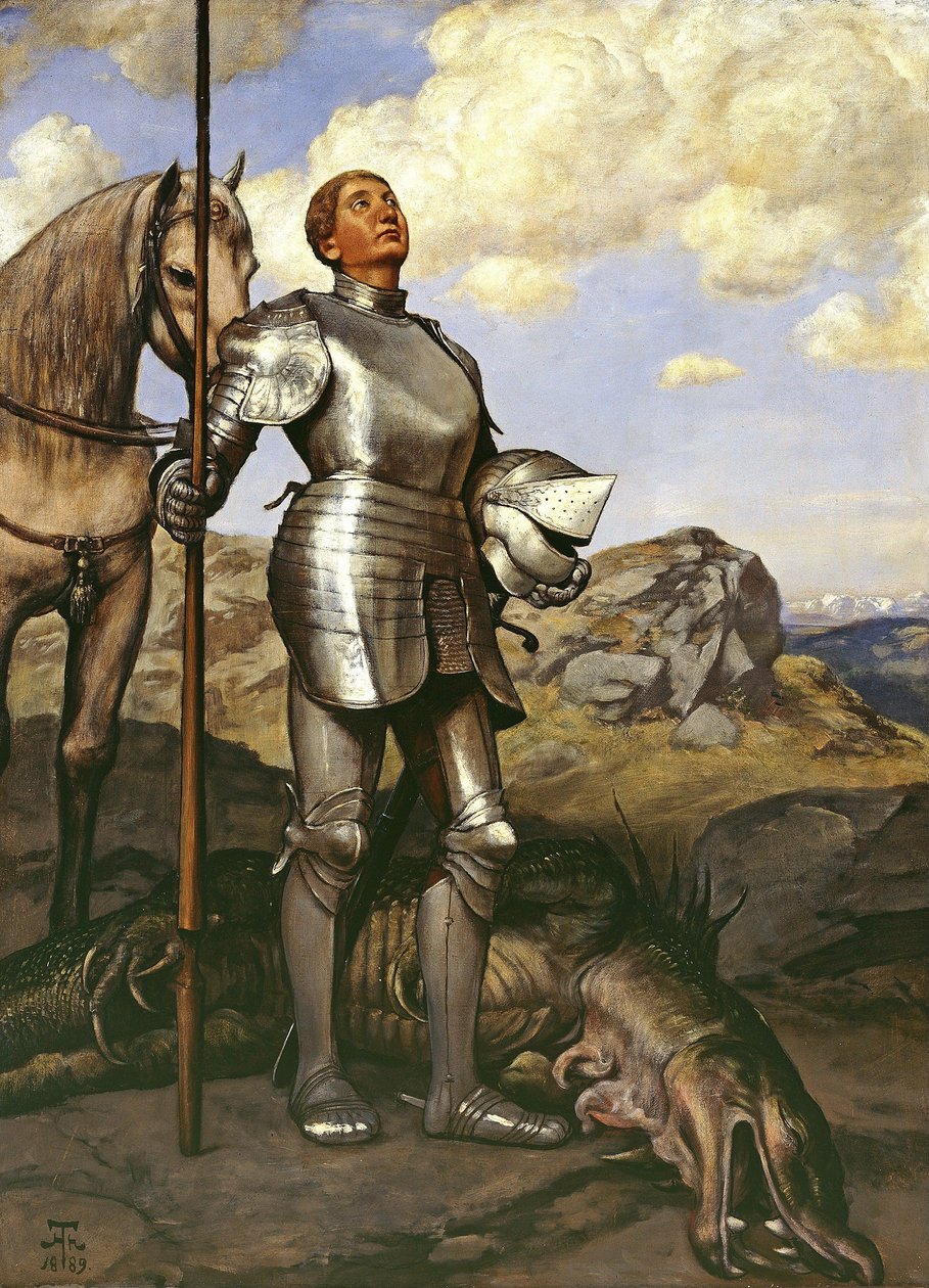 Cavaliere San Giorgio da Hans Thoma