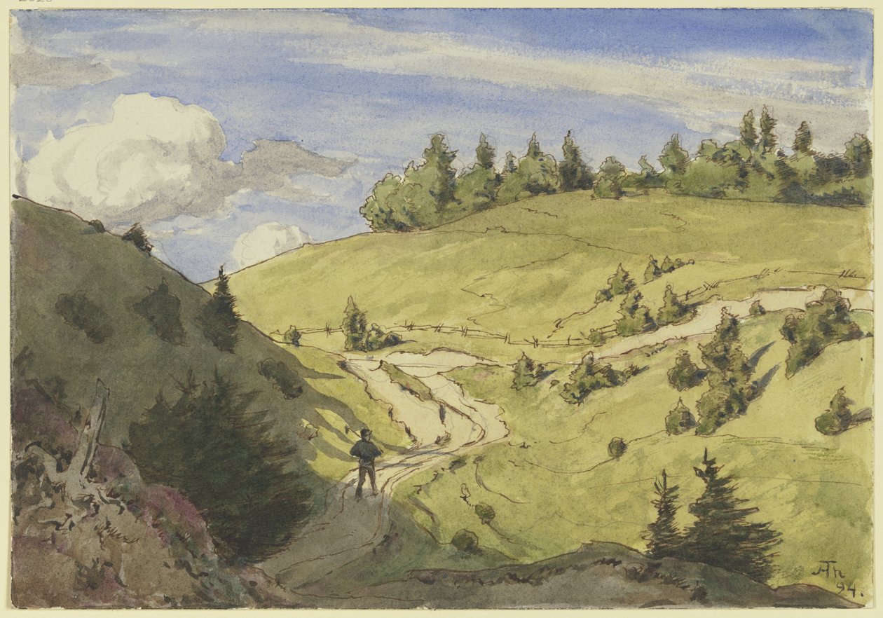 Paesaggio nella Foresta Nera da Hans Thoma